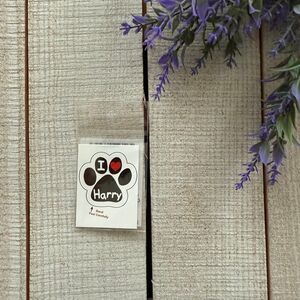 I love Harry Dog Sticker